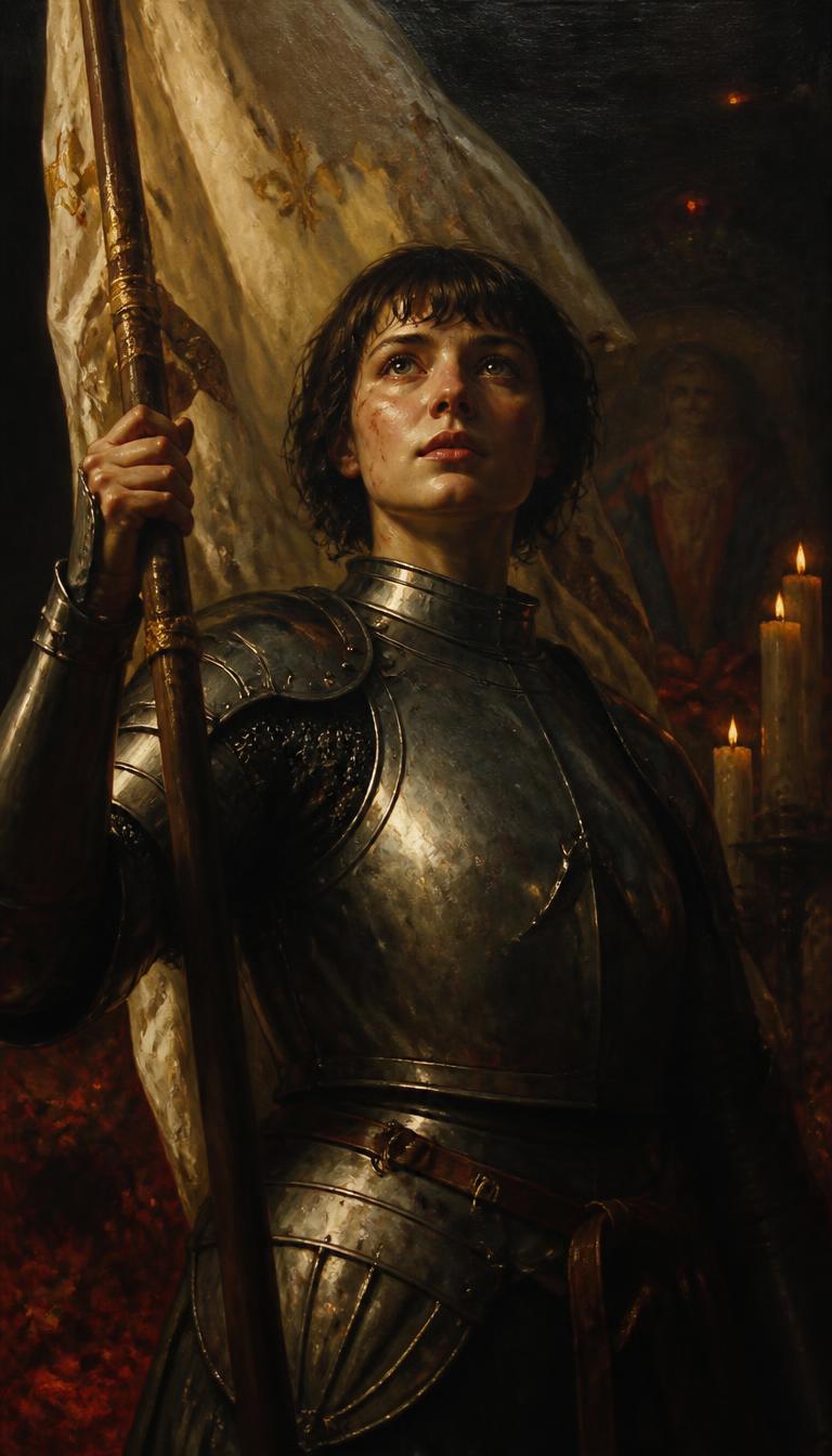 Retrato de Juana de Arco